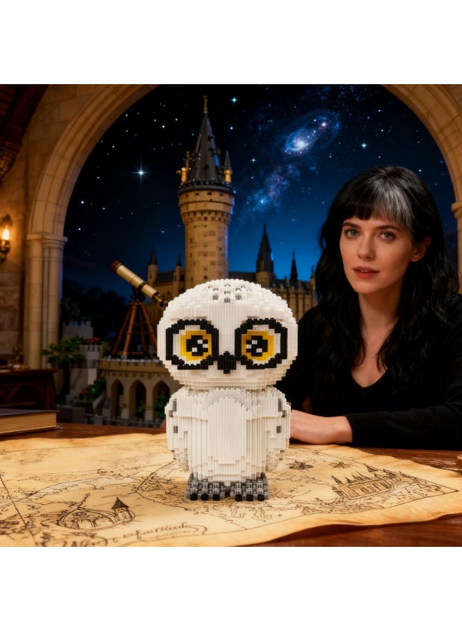 Harry Potter Hedwig Building Blocks IP Magic Owl Model Assembly Bricks Exquisite Detail DIY Building Toy for Fans Collection Display - Image 1